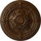 Ekena Millwork Vincent Ceiling Medallion (Fits Canopies up to 6"), Hand-Painted Root Beer Crackle, 26"OD x 3"P CM26VIRBC - alternate 1